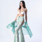 Seafoam Lace Pants