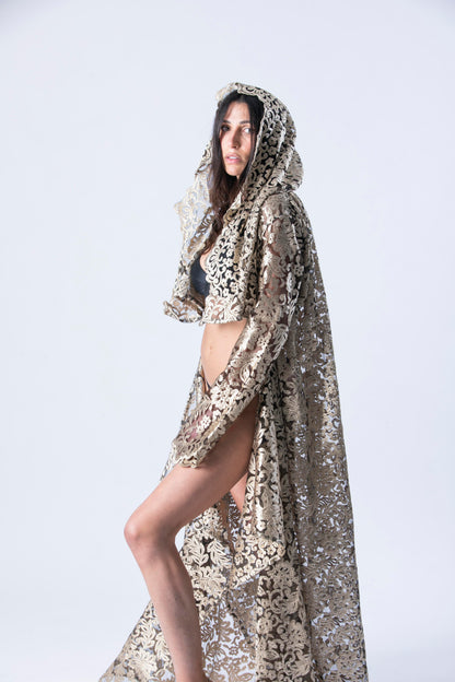 Black & Gold Kimono